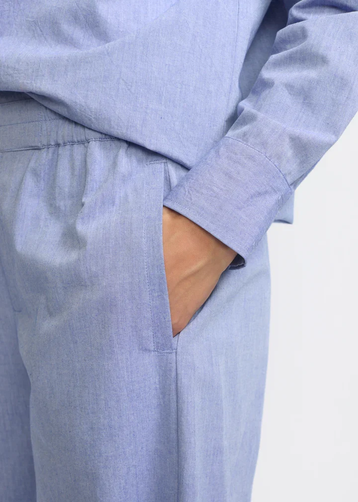 Esmé Studios ESAtlas Pants GOTS Blue Washed - Image 3