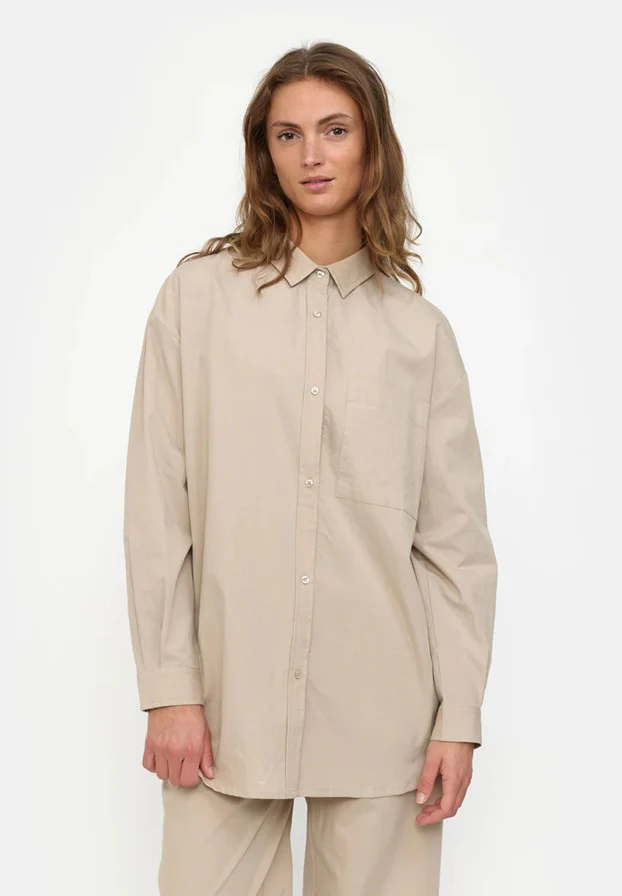 Esmé Studios ESRuby LS Shirt GOTS  Chateau Gray - Image 3