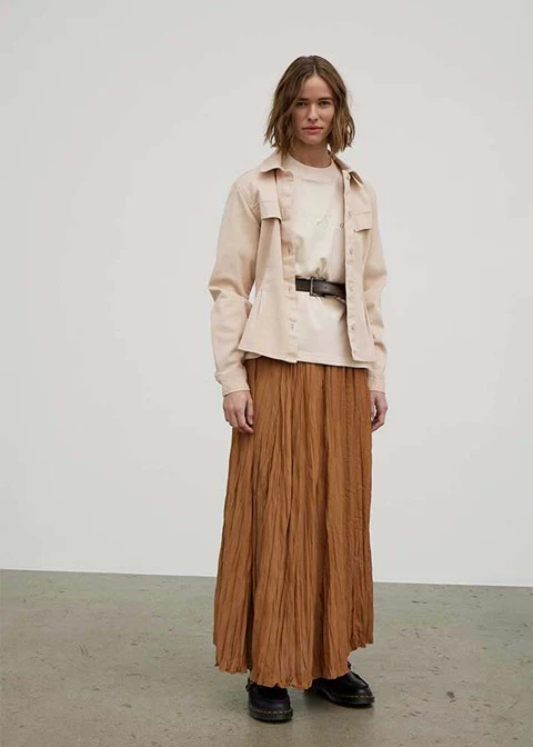 Esmé Studios ESTova Maxi Skirt GRS Chipmunk - Image 3