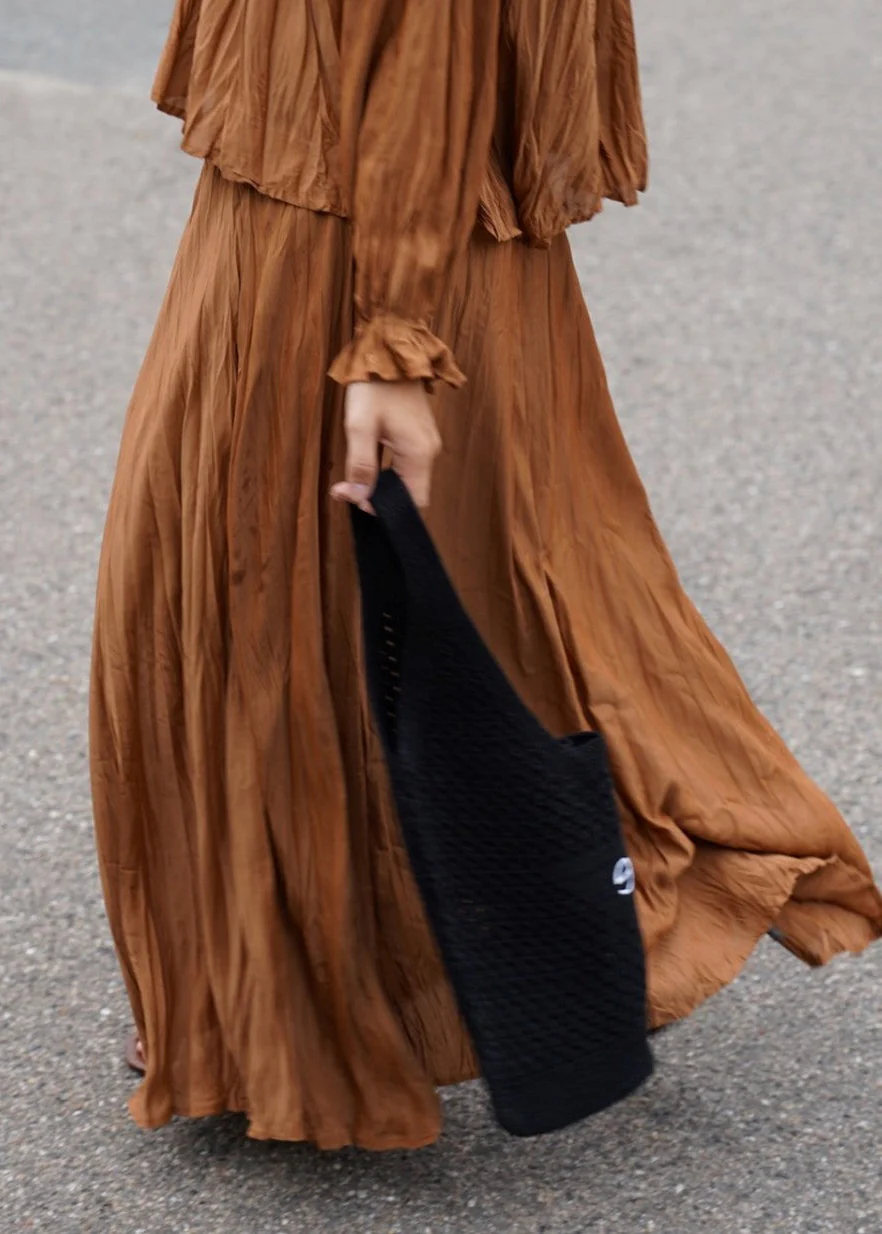 Esmé Studios ESTova Maxi Skirt GRS Chipmunk - Image 4