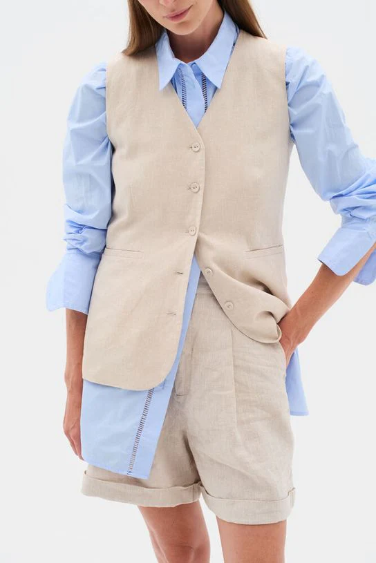 Inwear FaridaIW Waistcoat haze melange - Image 7