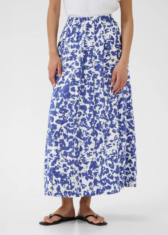 Inwear FayeIW Skirt Artistic Shadow Blue - Image 2