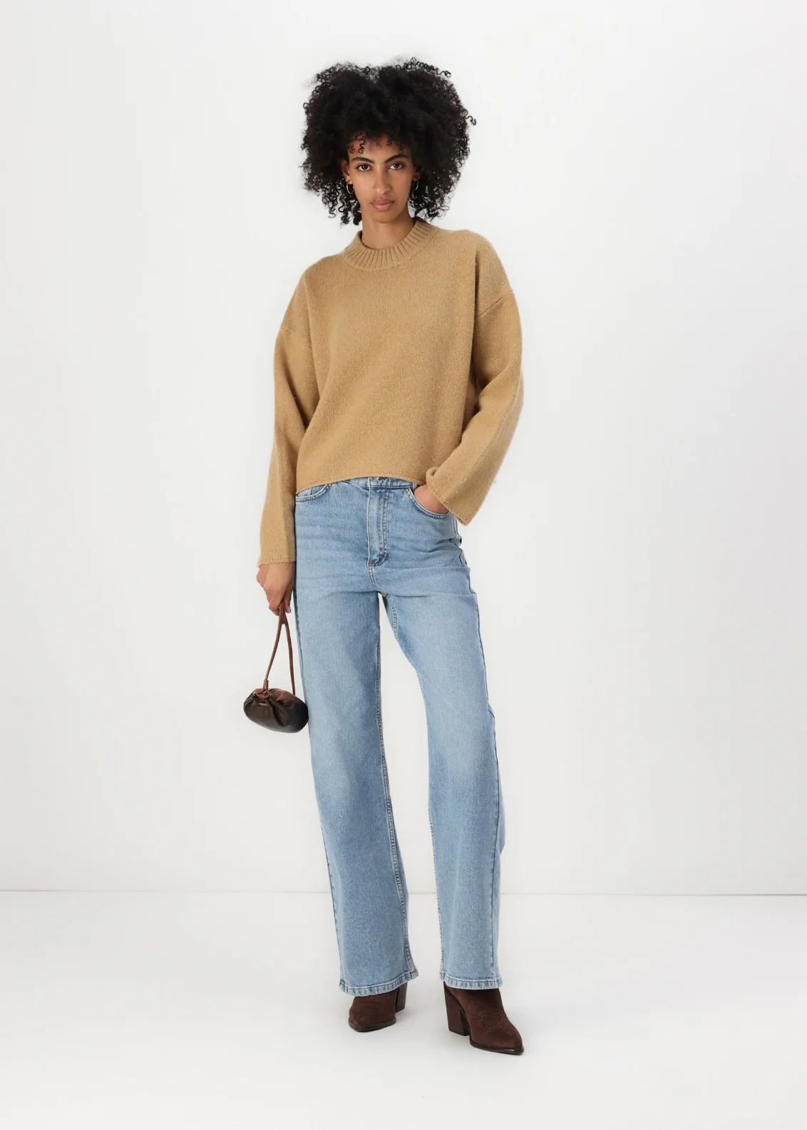 DAY Felice Soft Lamb pullover camel - Image 4