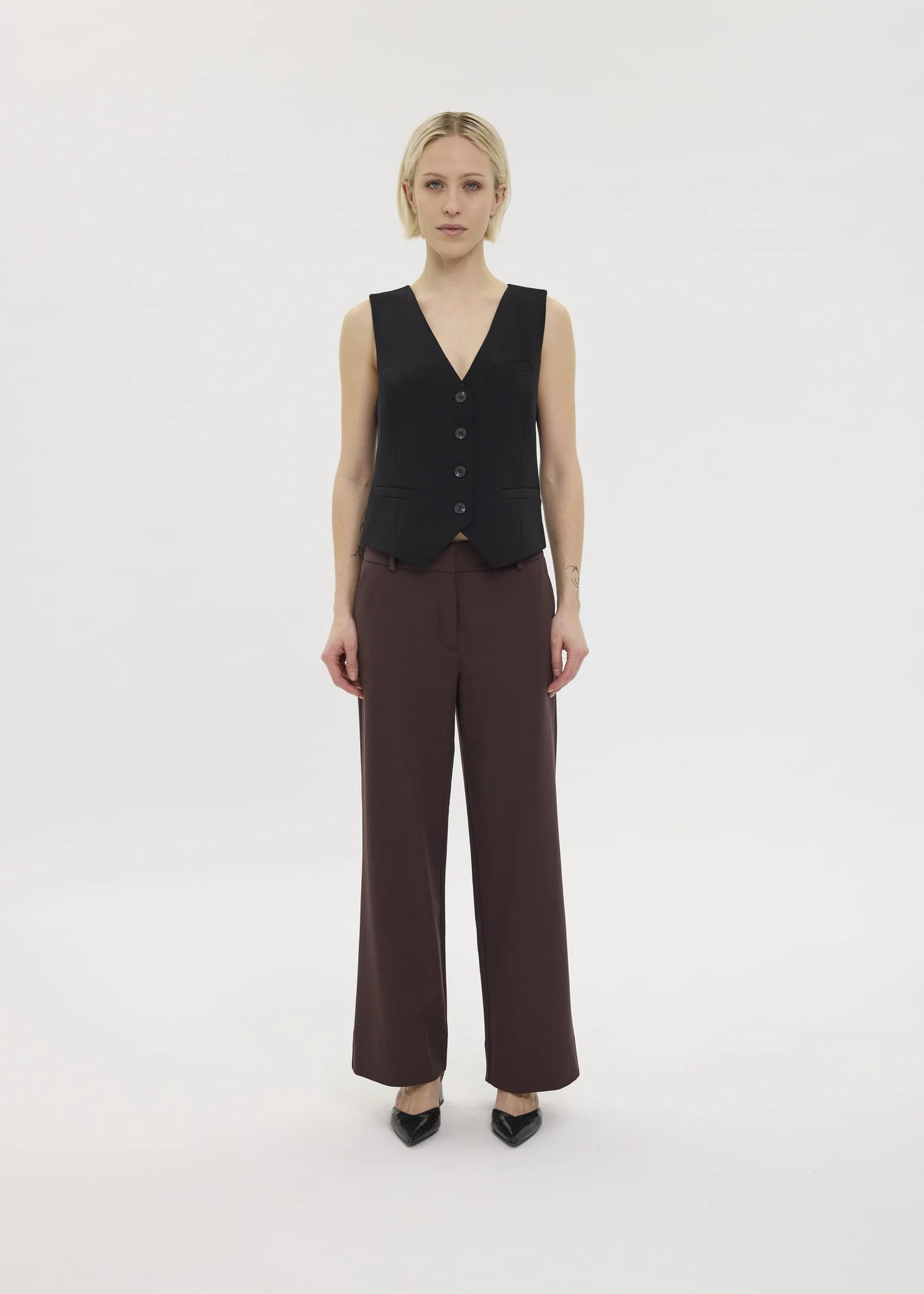 Five Units DenaFV pants Deep garnet brown - Image 2