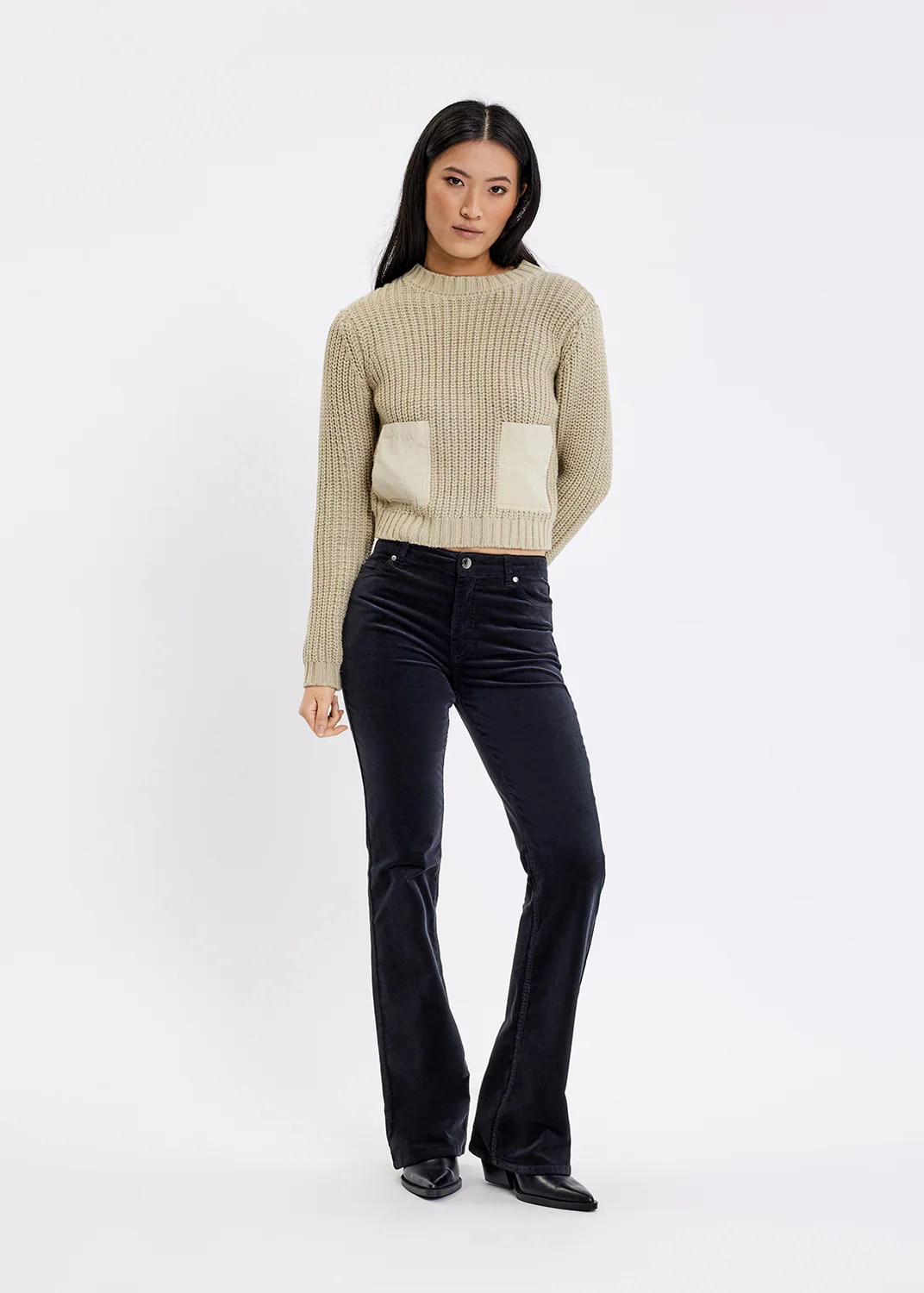 Five Units NaomiFV Pants Fine Corduroy black - Image 5