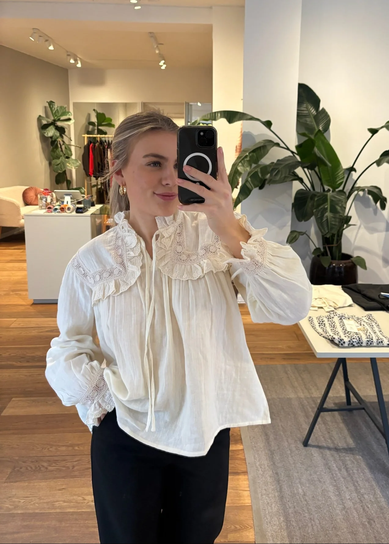 Lollys Laundry GemmaLL Shirt LS creme - Image 3