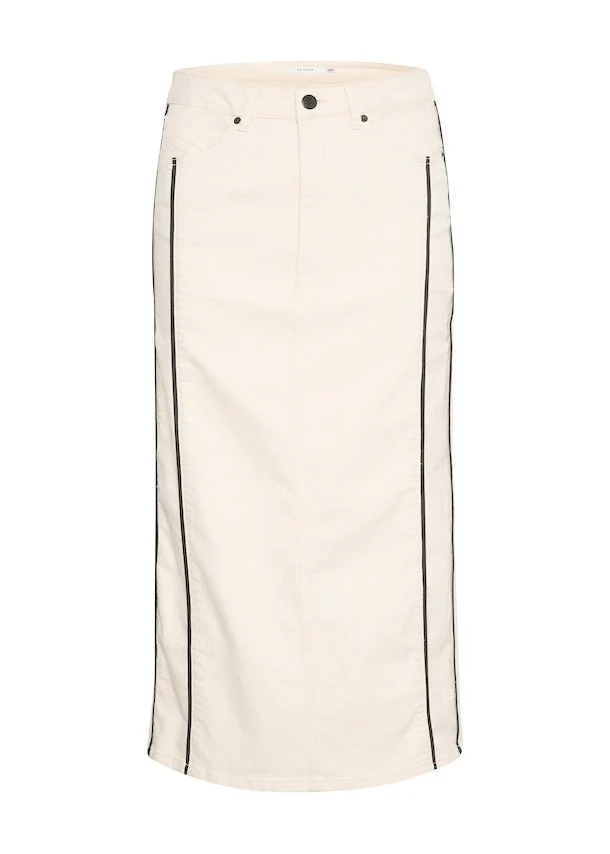 Gestuz AizaGZ HW skirt Silver Birch - Image 4