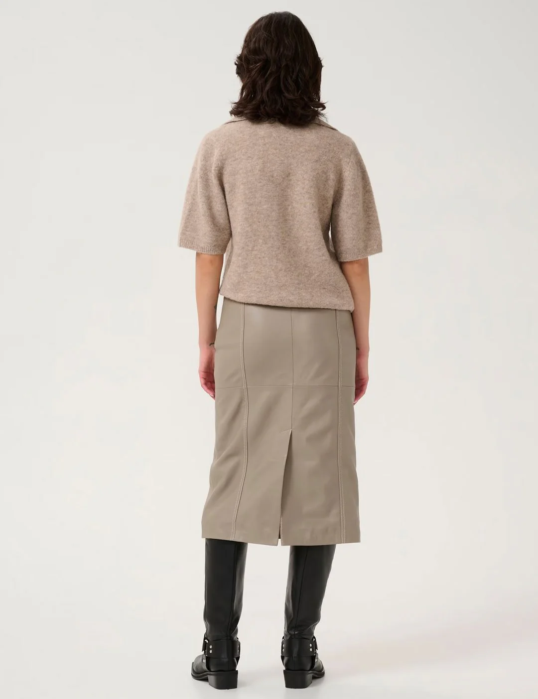 Gestuz GZalpha ss polo pullover warm sand melange - Image 5