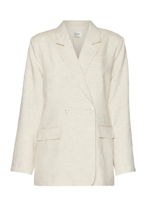Gestuz LizaGZ Linen Blazer Tammy light sand - Image 3