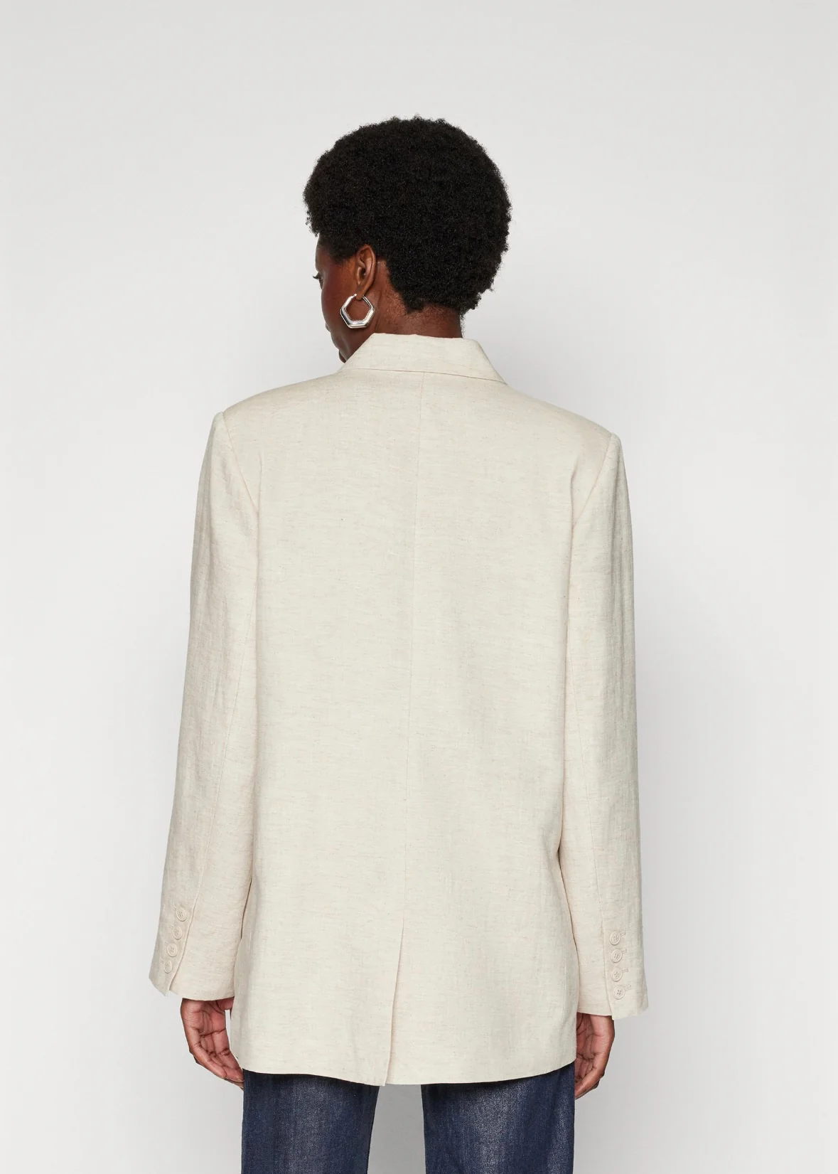 Gestuz LizaGZ Linen Blazer Tammy light sand - Image 7