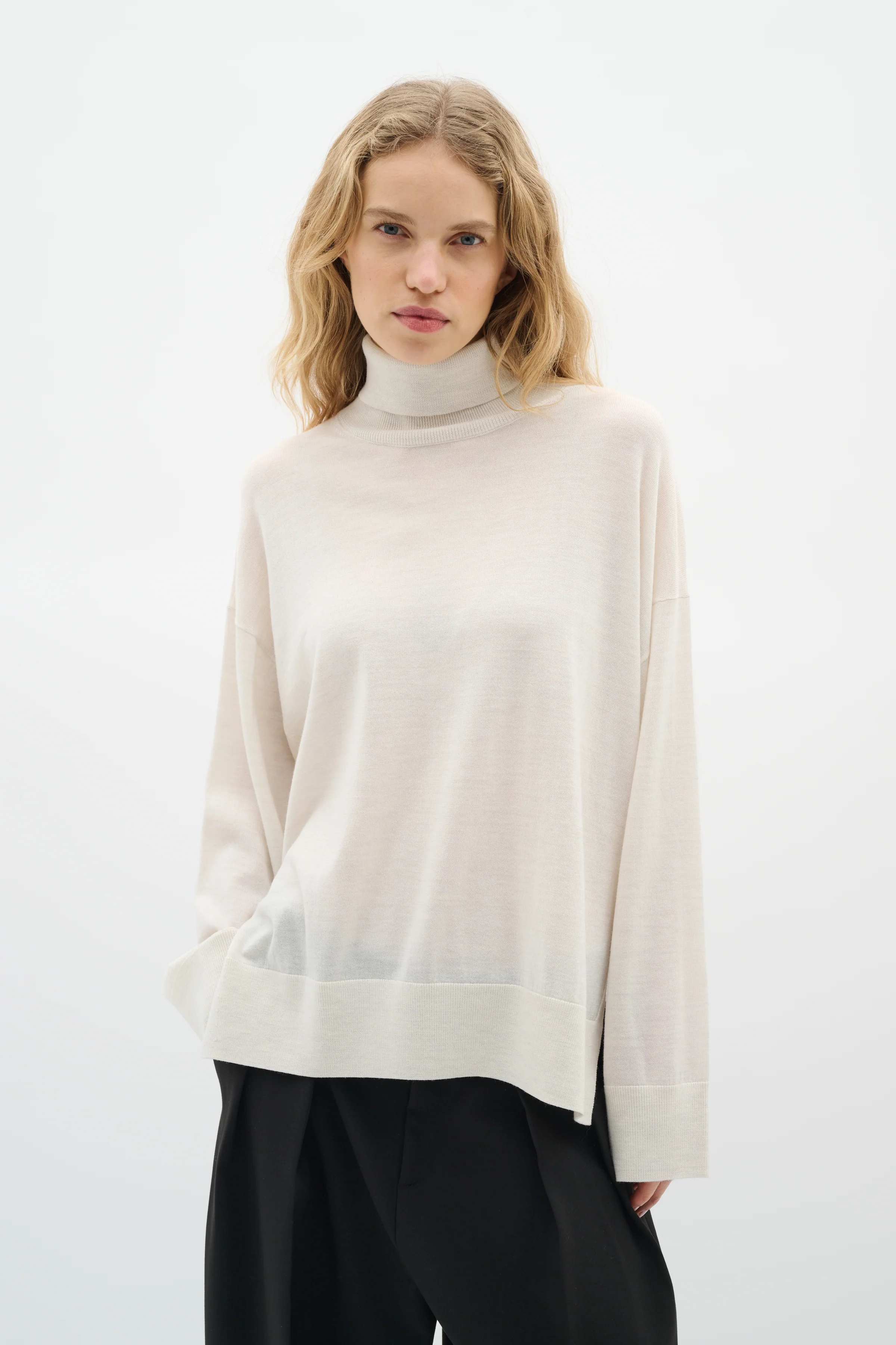 Inwear GitoIW Turtleneck Whisper White Melange - Image 2