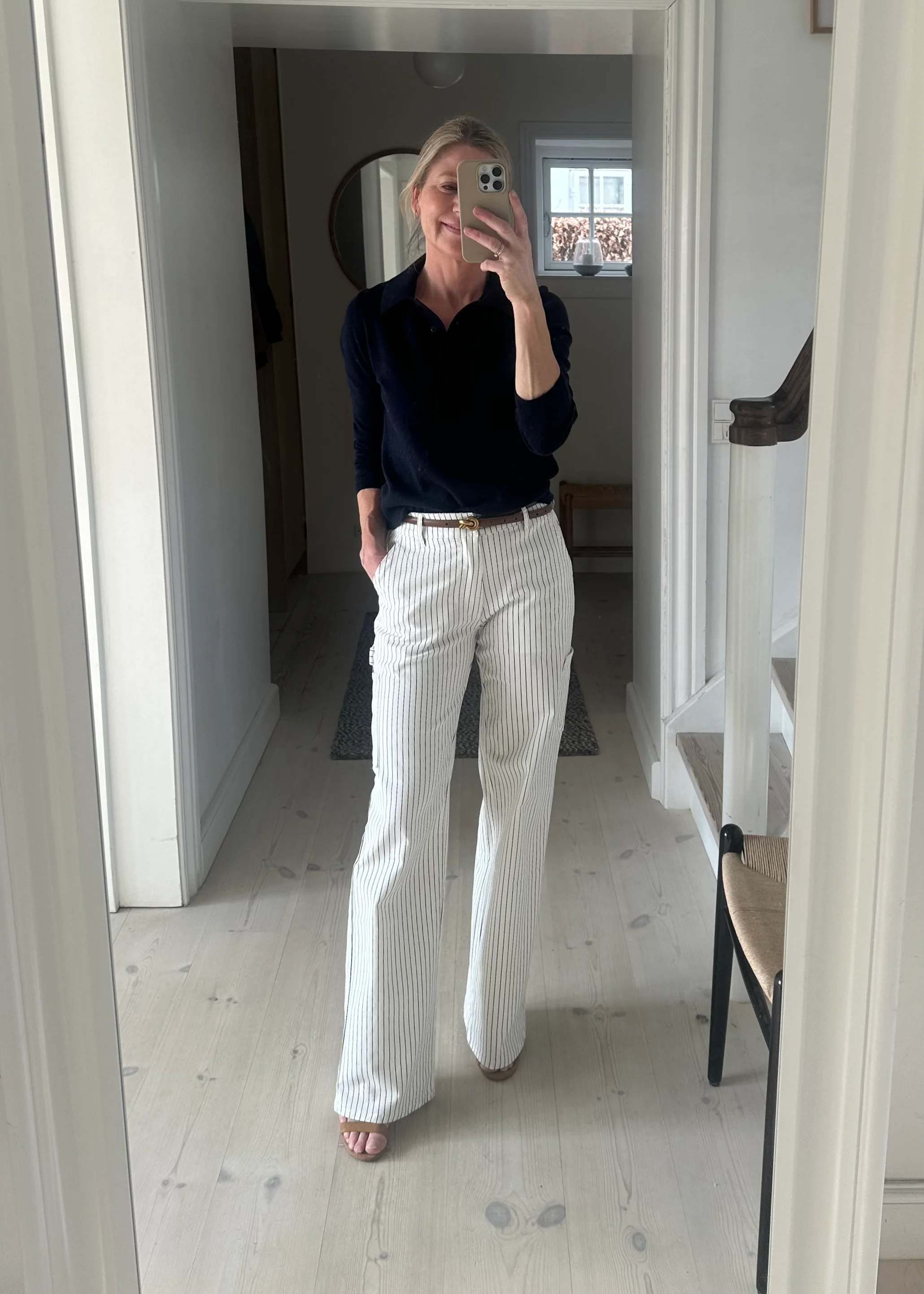 Sofie Schnoor Gittesw Trousers off white striped - Image 2