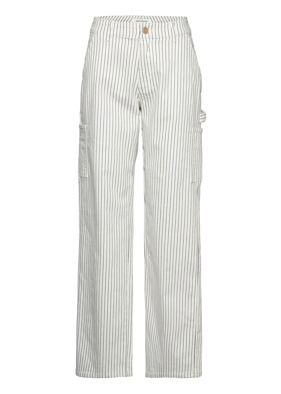 Sofie Schnoor Gittesw Trousers off white striped - Image 3