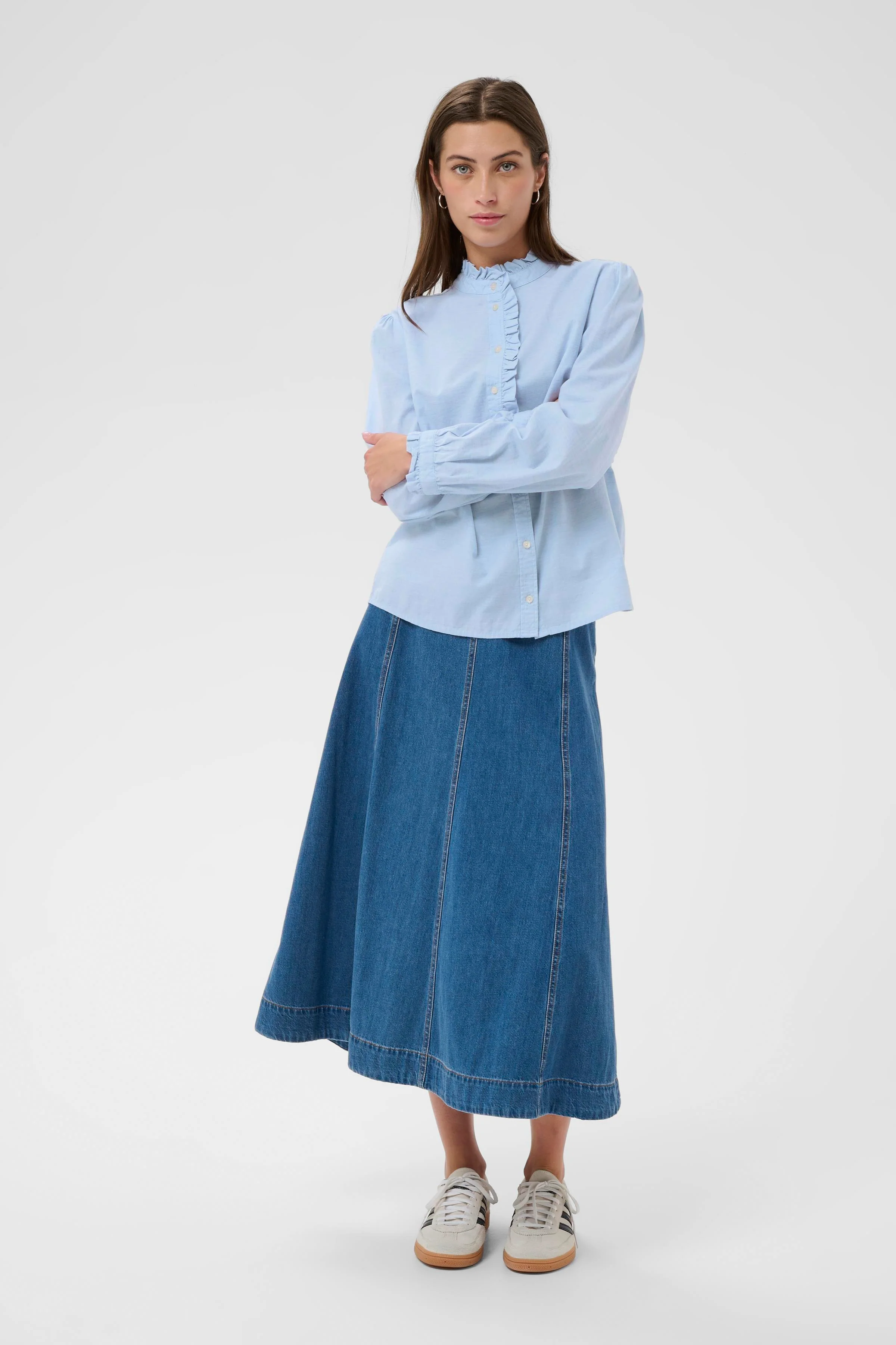 Part Two GlessiaPW Shirt Heather Chambrey (light blue) - Image 6