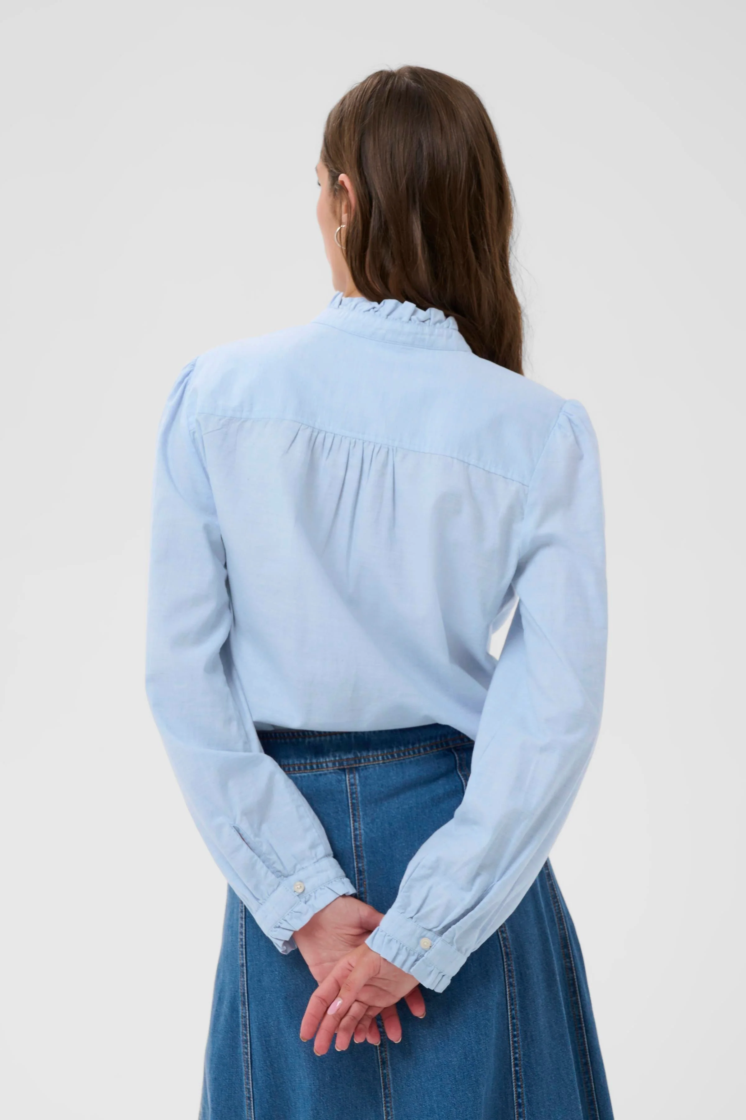 Part Two GlessiaPW Shirt Heather Chambrey (light blue) - Image 8