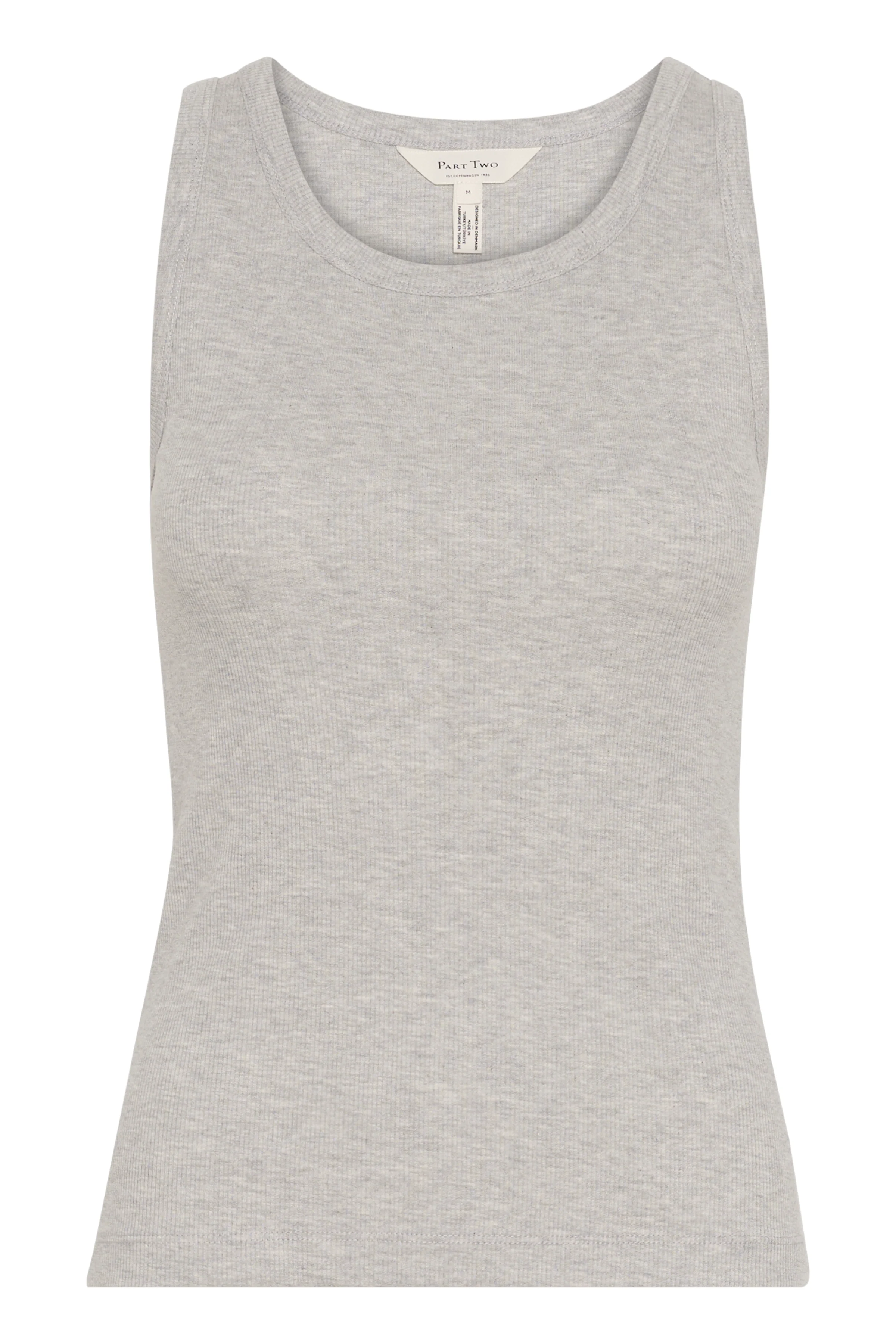 Part Two GreciasPW Top Light Grey Melange - Image 5