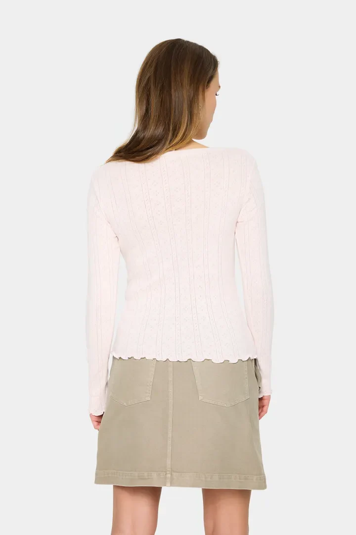 Saint Tropez GruSZ Cardigan Barely Pink - Image 5