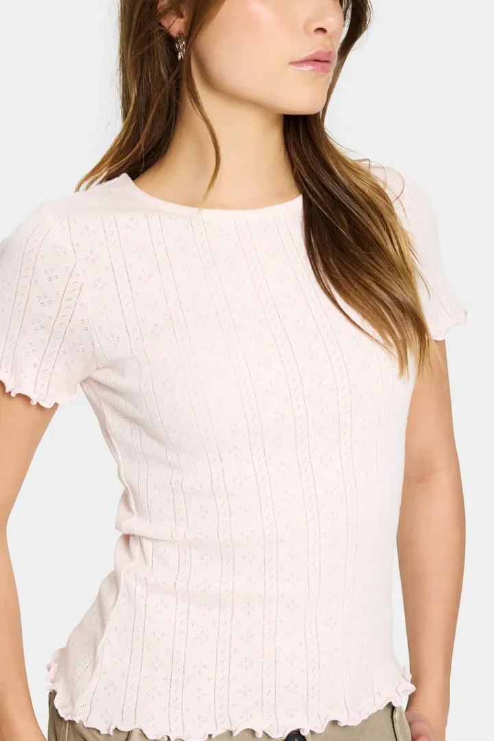 Saint Tropez GruSZ T-Shirt Barely Pink - Image 3