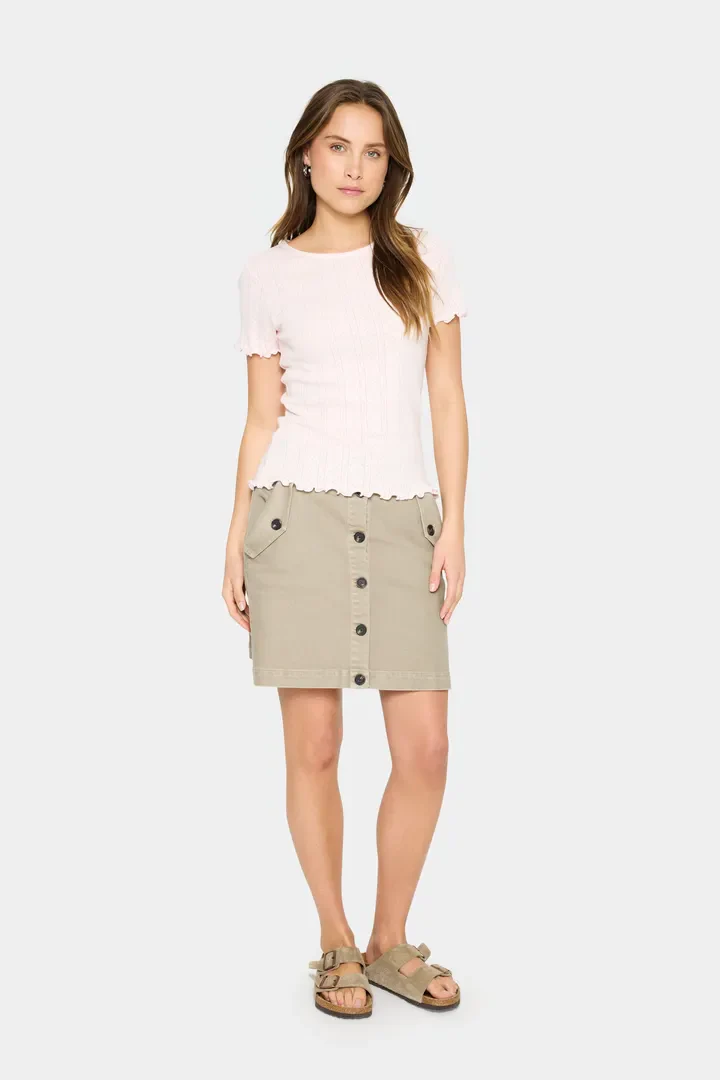 Saint Tropez GruSZ T-Shirt Barely Pink - Image 4