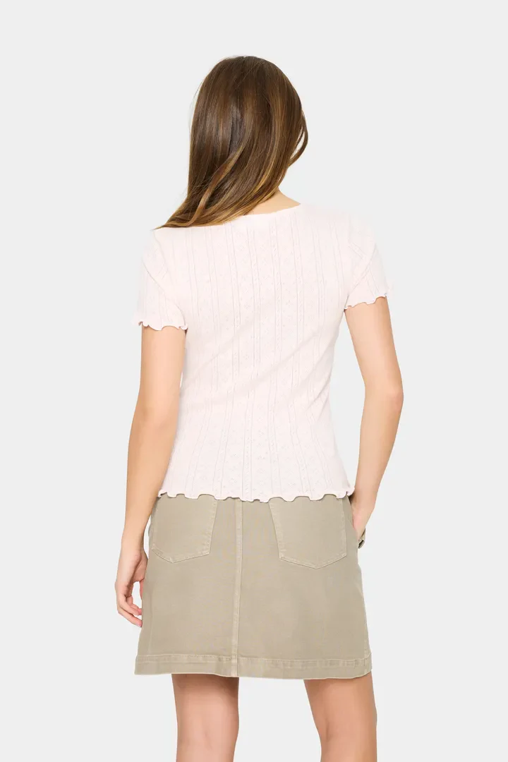Saint Tropez GruSZ T-Shirt Barely Pink - Image 5