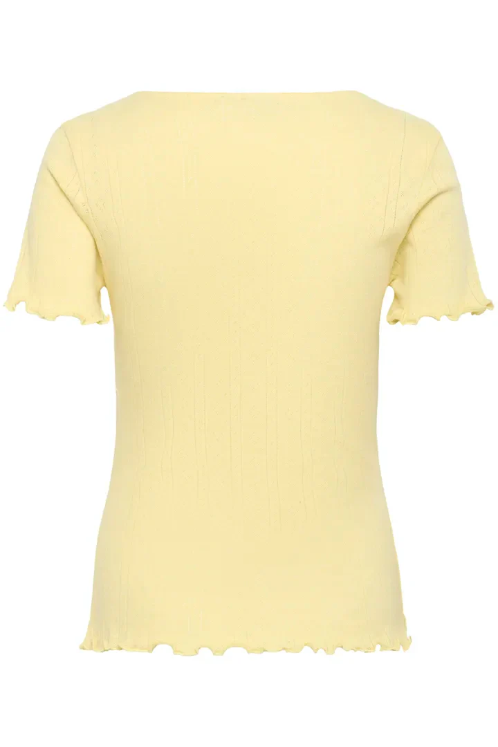 Saint Tropez GruSZ T-Shirt Pale Banana yellow - Image 6