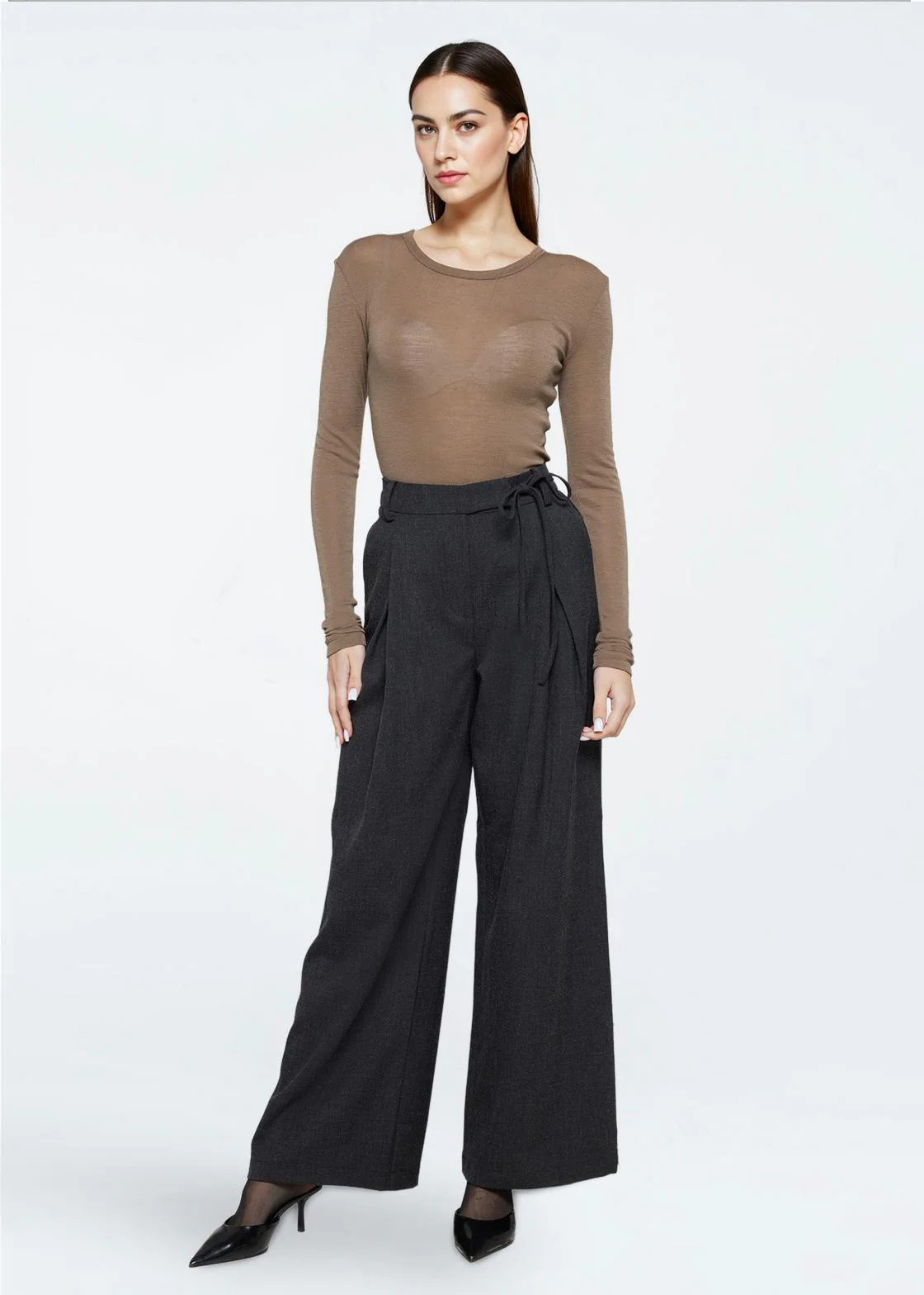 Minimum Gunli Pants Dark Grey Melange - Image 5