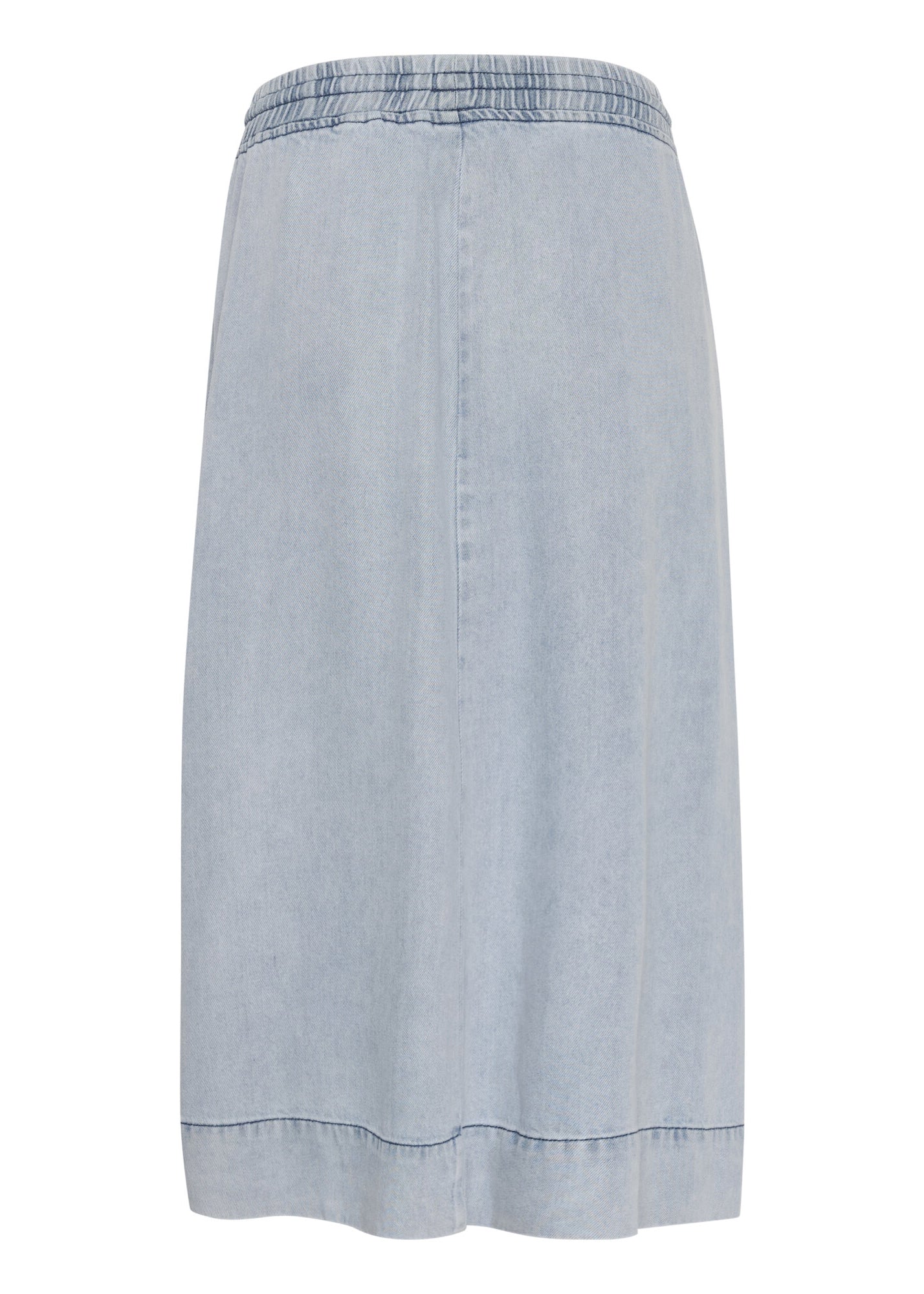 Gestuz GZfelina long skirt Light blue washed - Image 3