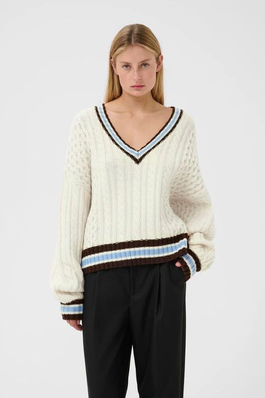 Gestuz GZtaiba pullover Egret - Image 3