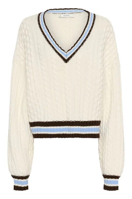 Gestuz GZtaiba pullover Egret - Image 4