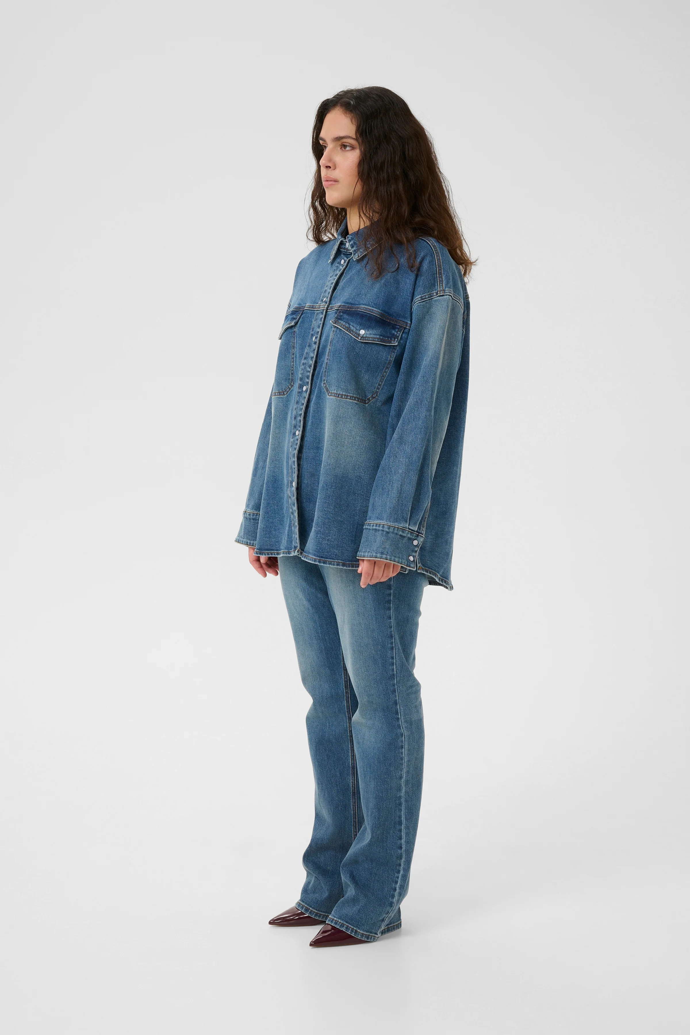 Gestuz GZviva HW jeans Vintage blue denim - Image 5