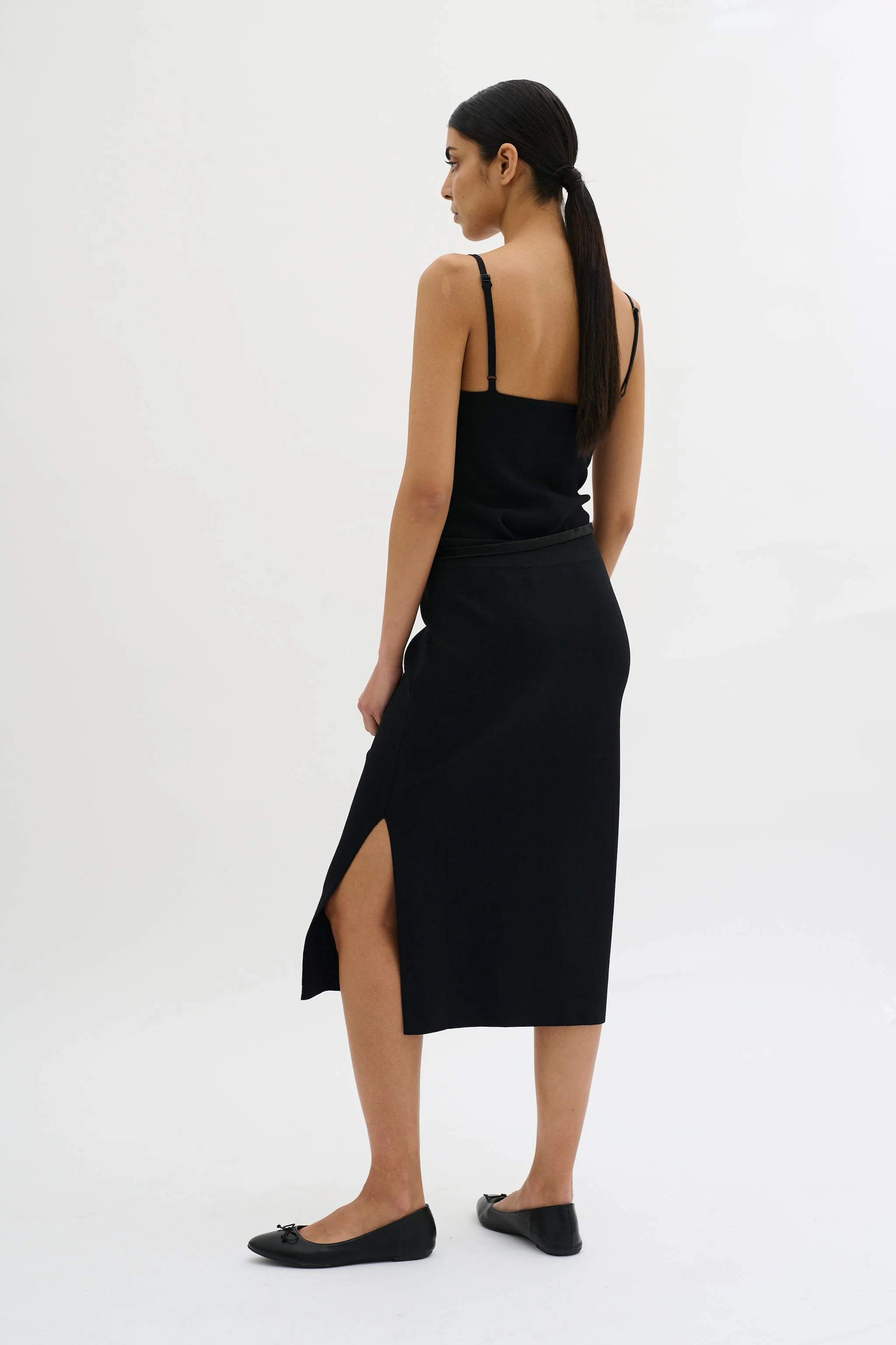 My Essential Wardrobe HeklaMW Knit Skirt black - Image 4