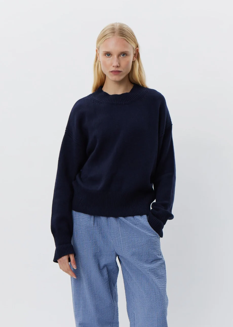 Sofie Schnoor Hope sweater navy blue snos541 - Image 3