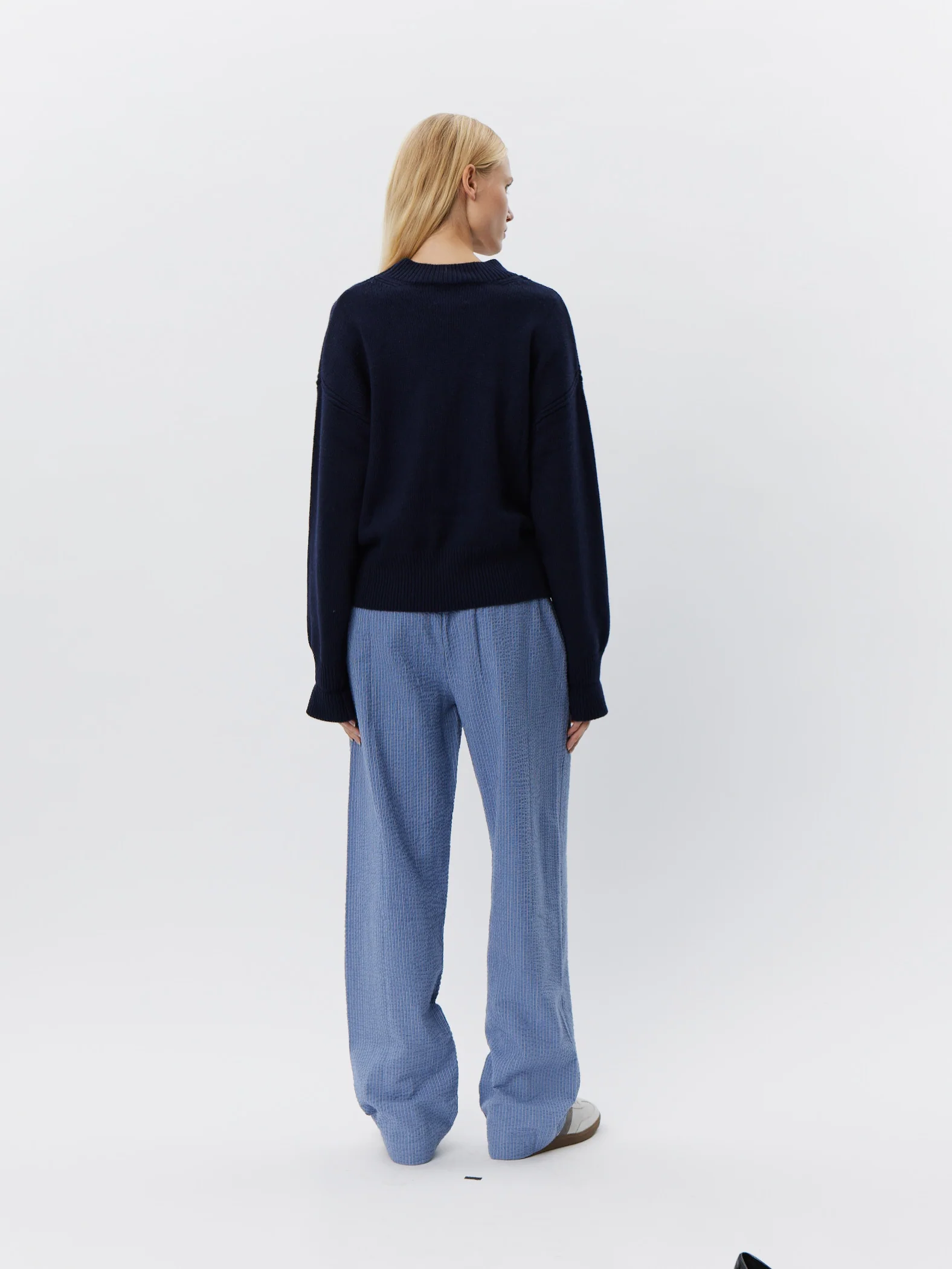 Sofie Schnoor Hope sweater navy blue snos541 - Image 6