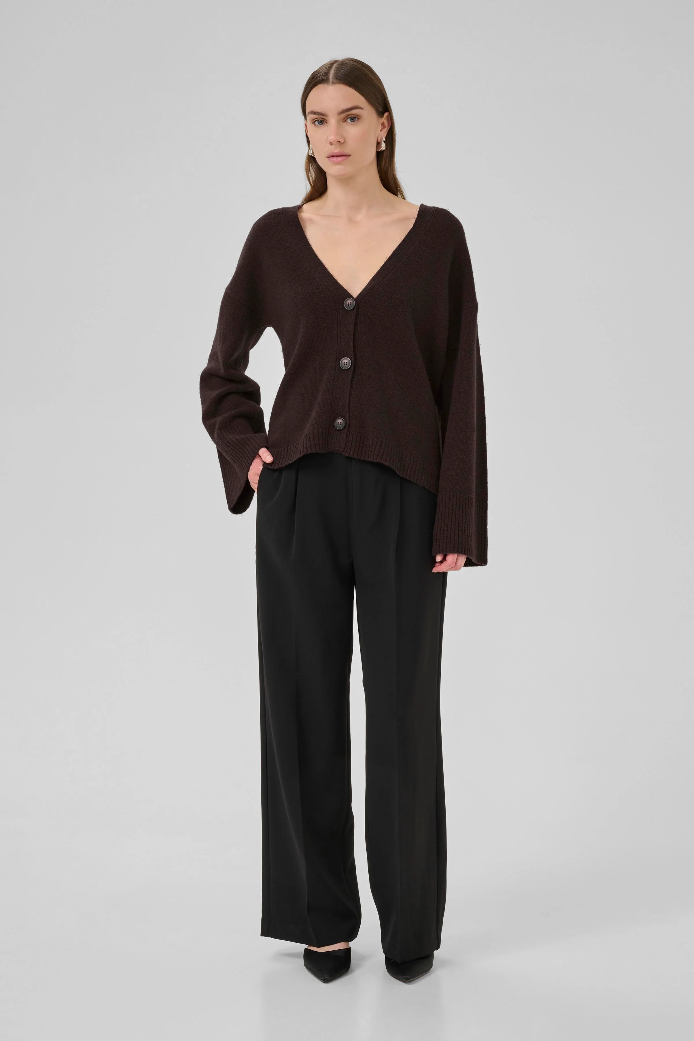My Essential Wardrobe HuxiMW Wool Cardigan brown - Image 7