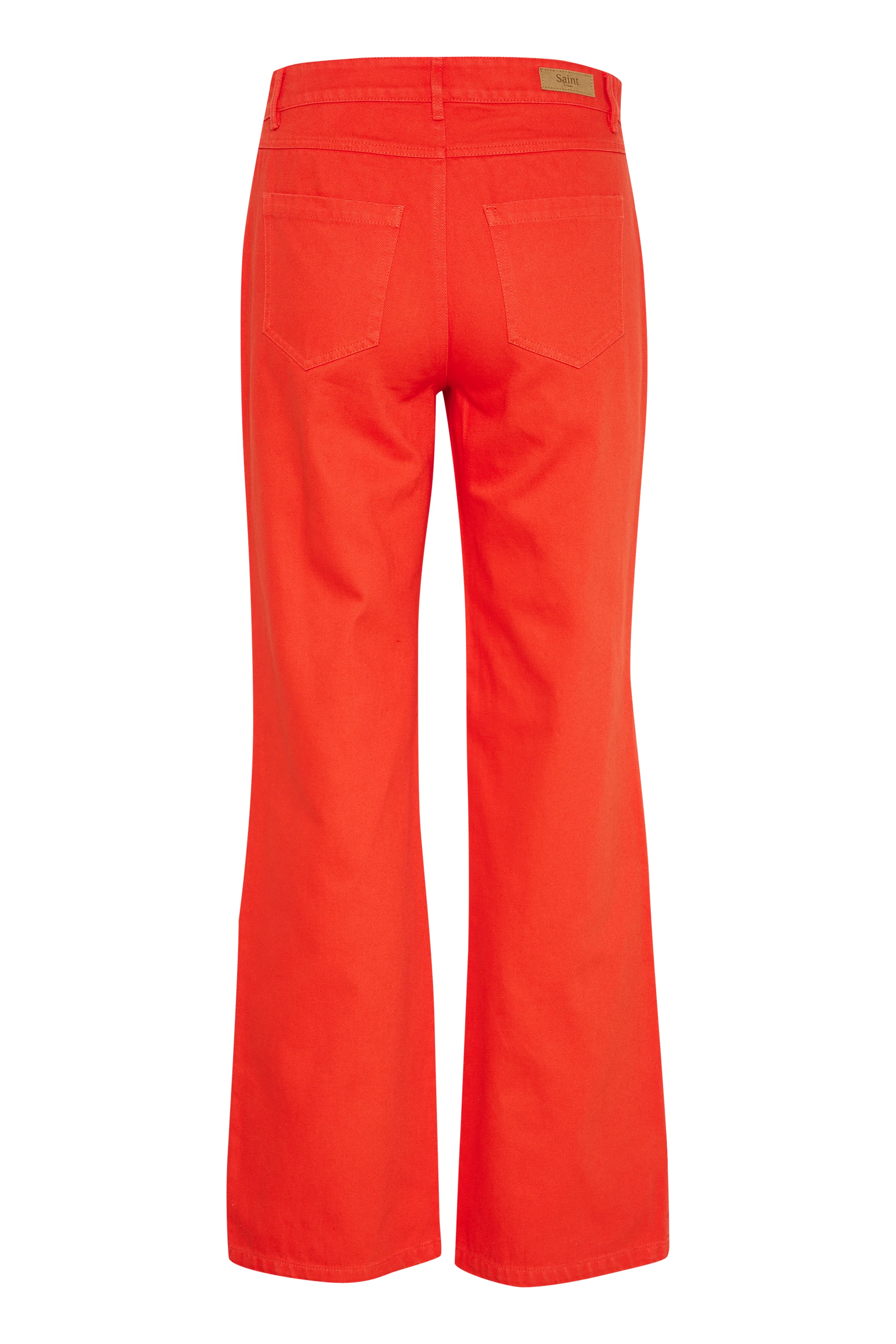 Saint Tropez IluSZ Wide Leg Jeans Flame Scarlet - Image 9