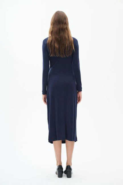 InWear SolanaIW LS Dress Blue - Image 2