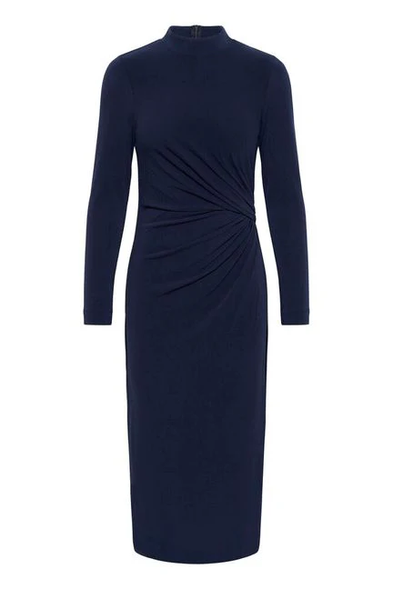 InWear SolanaIW LS Dress Blue - Image 4