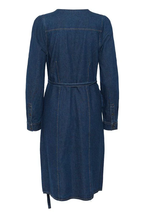 Inwear DafinaIW Wrap dress blue denim - Image 8