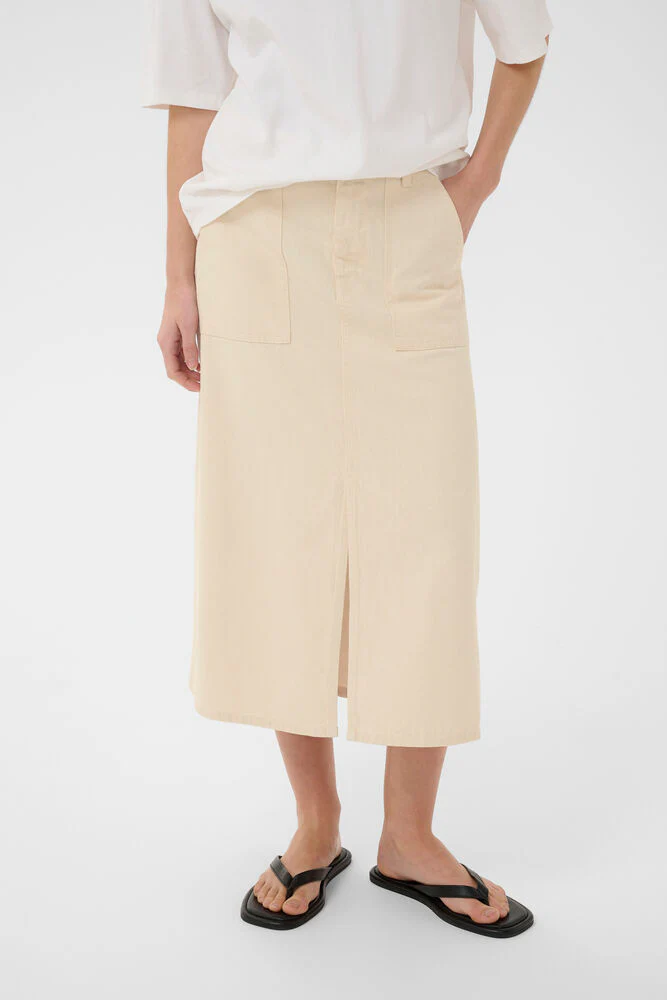 InWear Dily Skirt Ecru Melange - Image 5