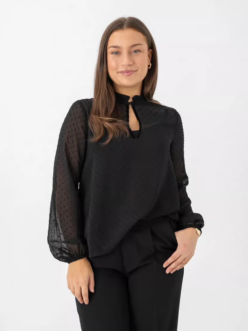 InWear Dottie blouse sort - Image 2
