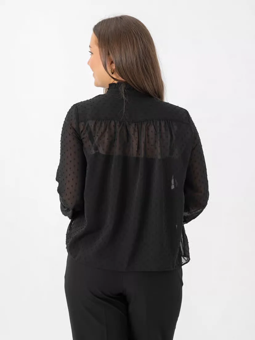 InWear Dottie blouse sort - Image 3