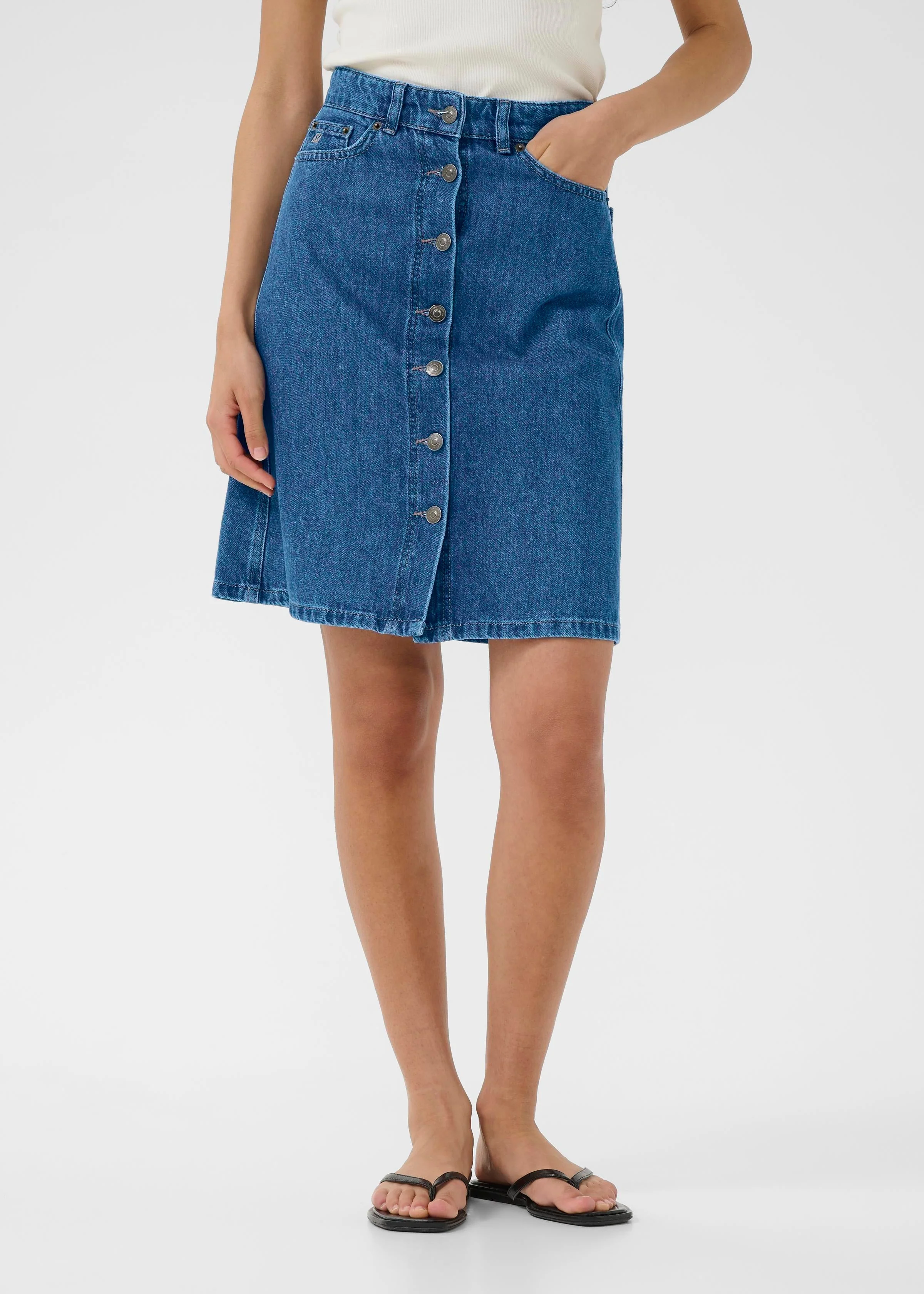 InWear KeiaIWKeza Skirt medium denim blue - Image 2