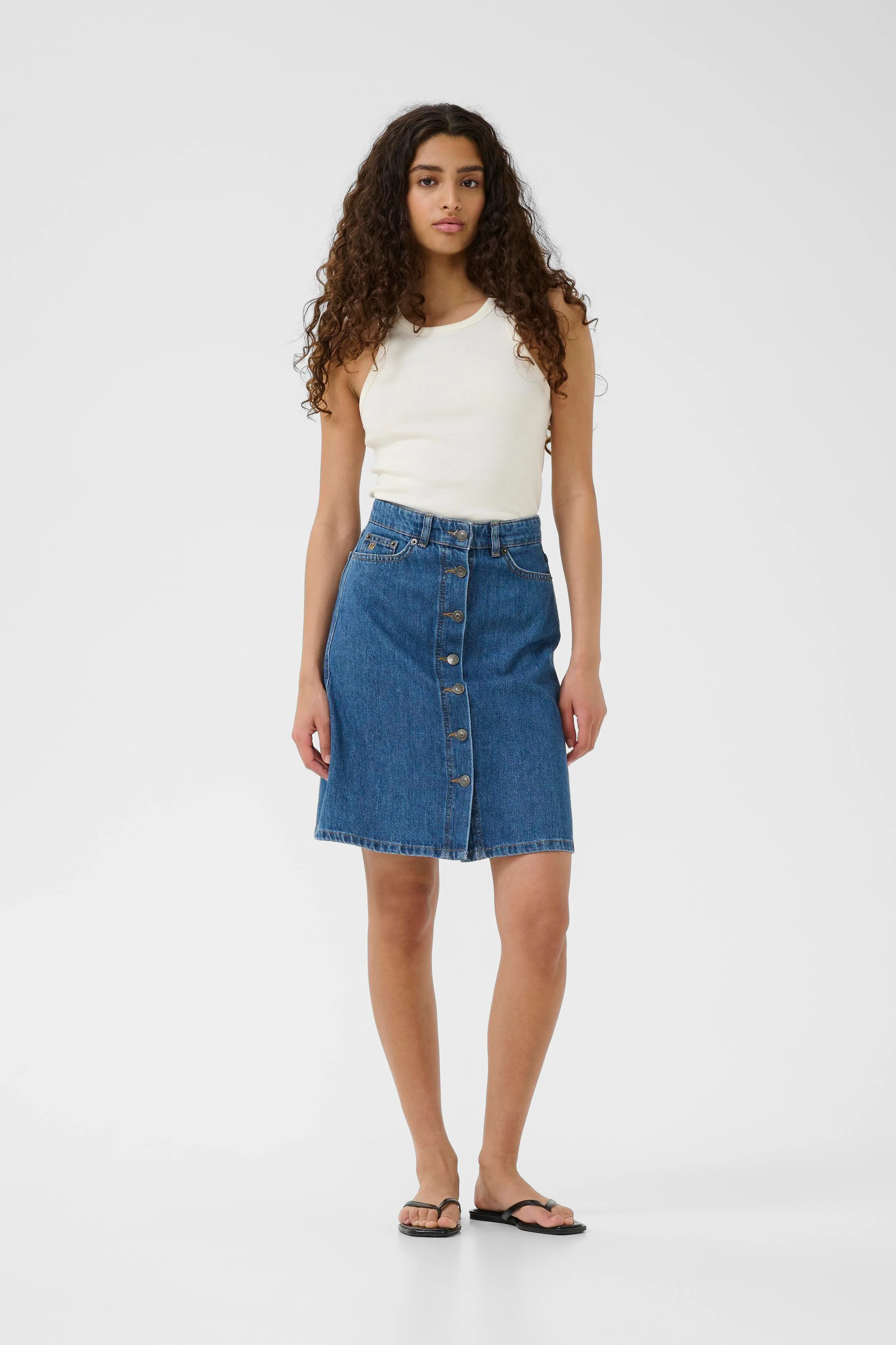 InWear KeiaIWKeza Skirt medium denim blue - Image 3