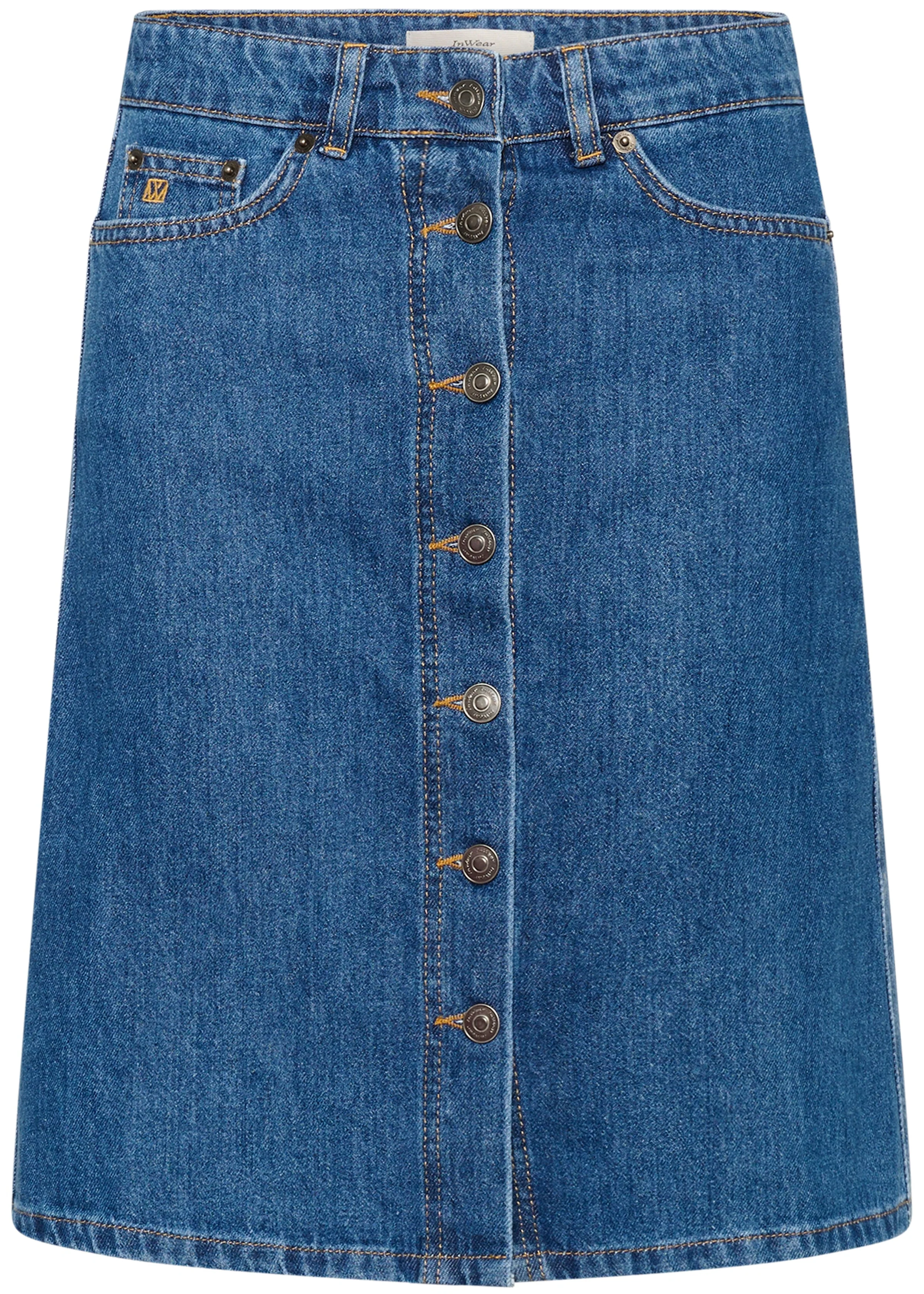 InWear KeiaIWKeza Skirt medium denim blue - Image 5