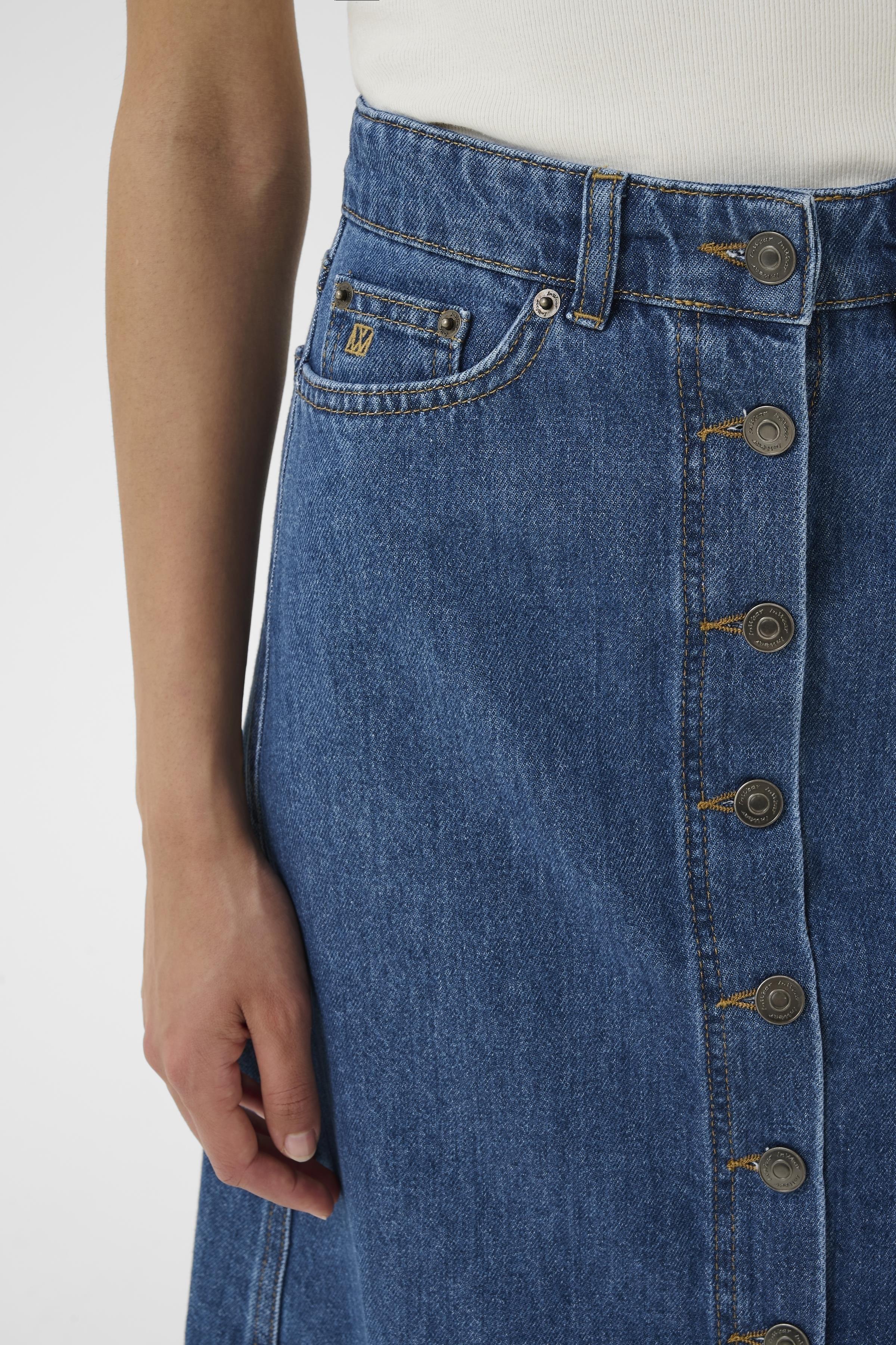 InWear KeiaIWKeza Skirt medium denim blue - Image 7