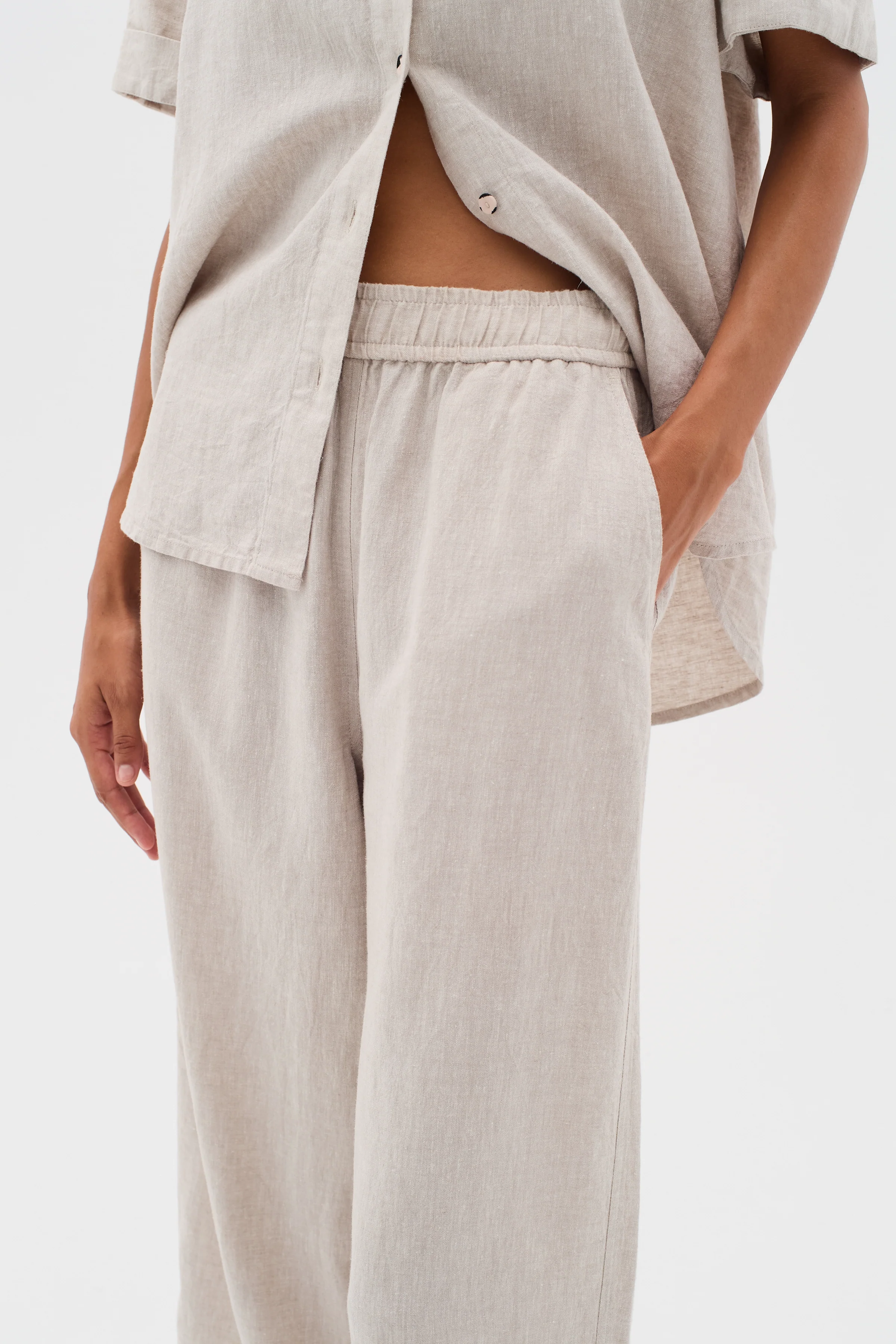 Inwear RimoneIW culotte pants Haze Melange - Image 2