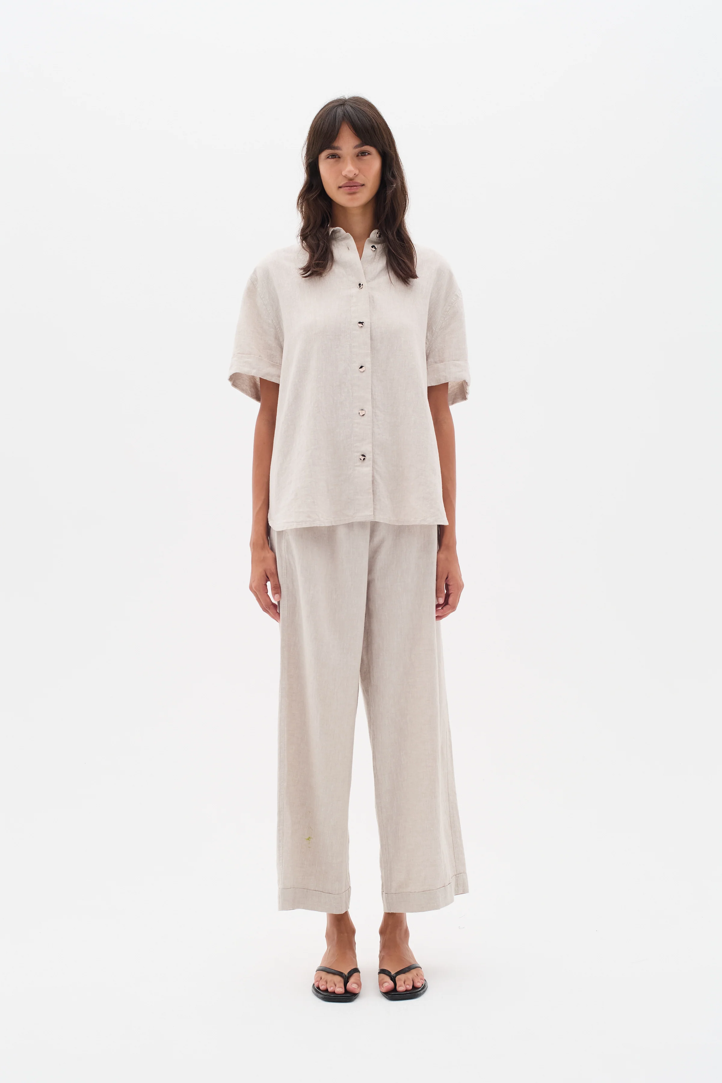 Inwear RimoneIW culotte pants Haze Melange - Image 3
