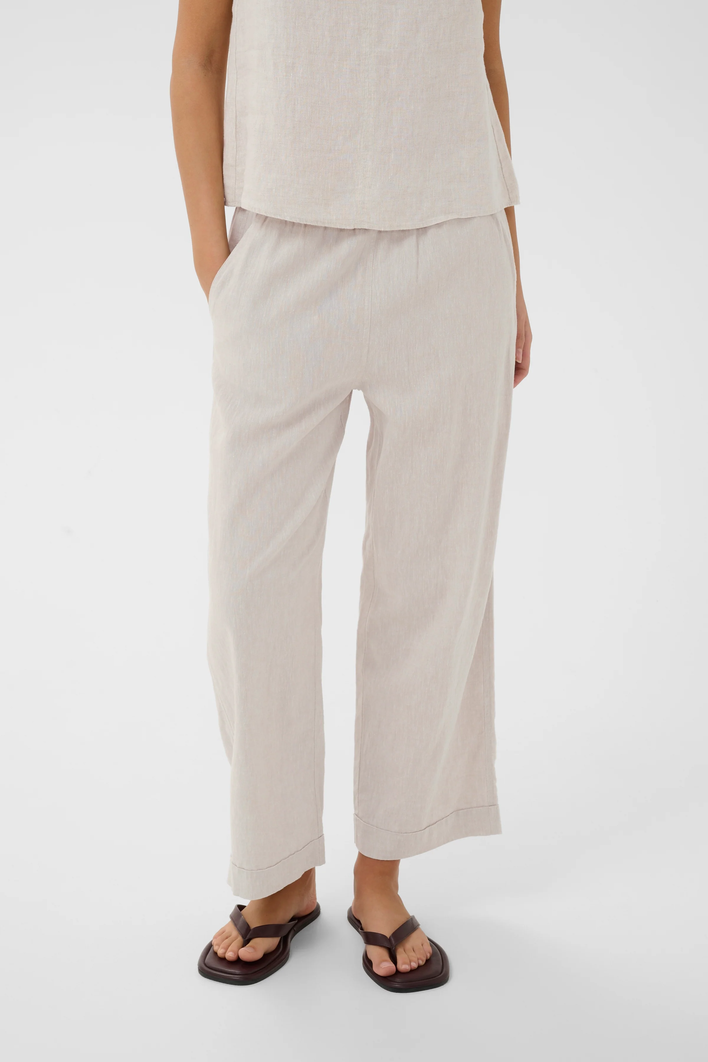 Inwear RimoneIW culotte pants Haze Melange - Image 5