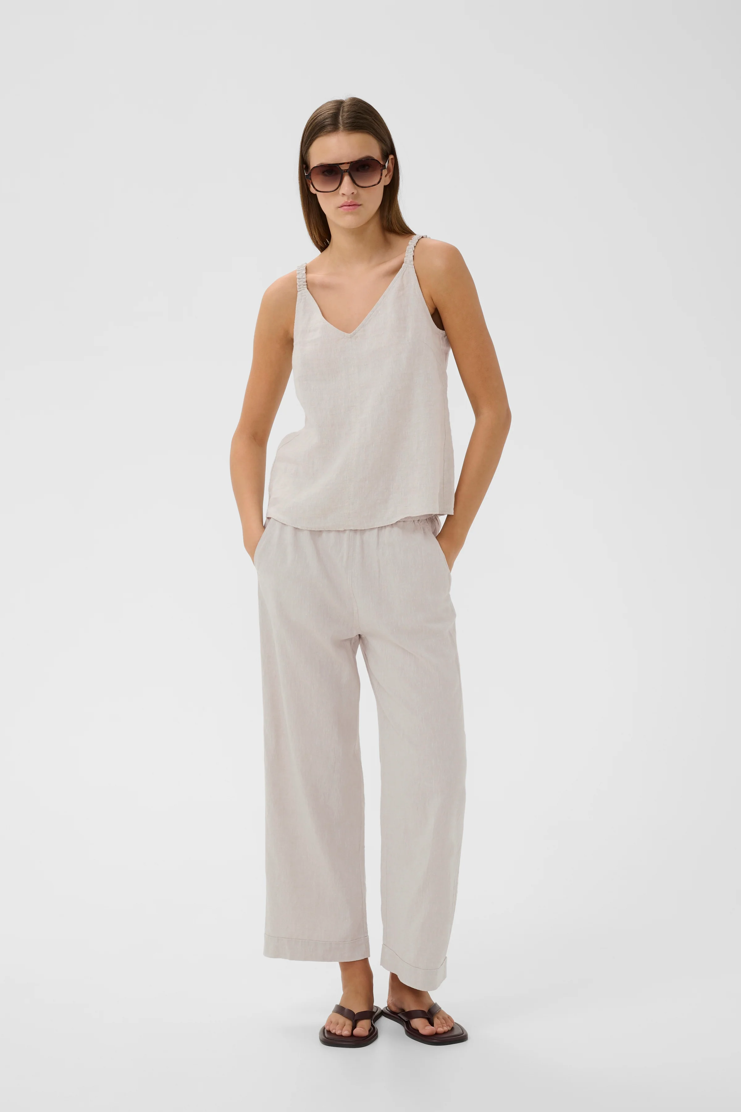 Inwear RimoneIW culotte pants Haze Melange - Image 6