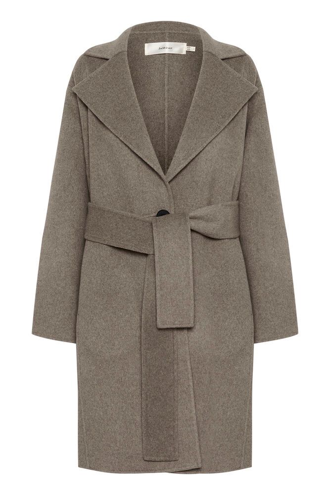 Inwear YillaIW Short Coat Sandy Grey Melange - Image 4